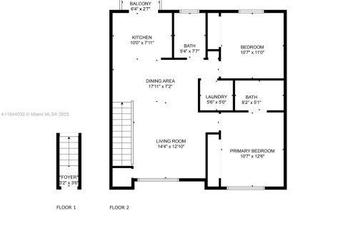 Copropriété à vendre à Miami, Floride: 2 chambres, 74.32 m2 № 1845764 - photo 4