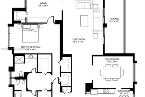 Купить кондоминиум в Майами-Бич, Флорида 3 спальни, 266.44м2, № 2018482 - фото 28