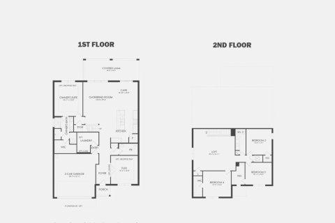 Townhouse floor plan «269SQM WHITESTONE», 4 bedrooms in HIGHPOINTE