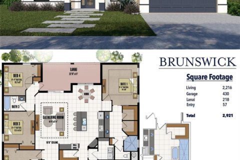 House in Sebastian, Florida 4 bedrooms, 205.87 sq.m. № 2086523 - photo 2
