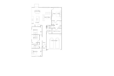 House floor plan «House», 4 bedrooms in Verano - The Estates
