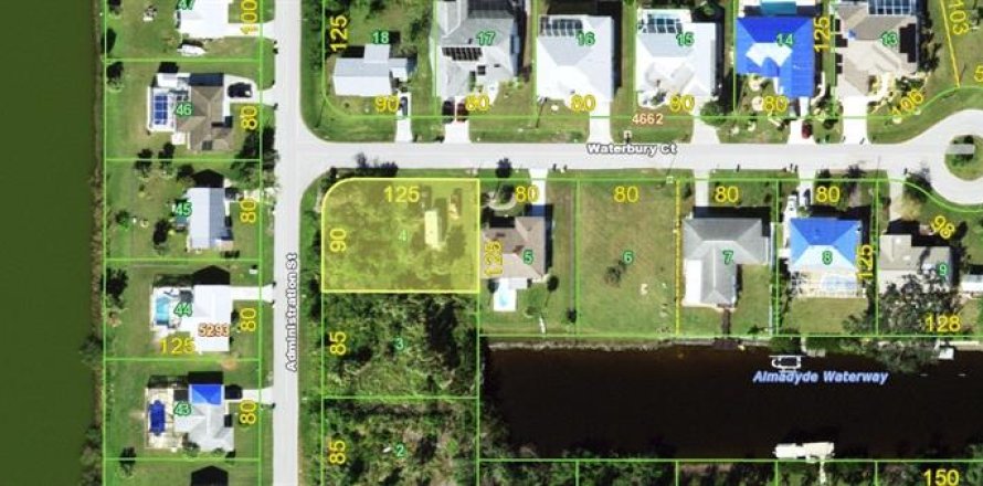 Land in Port Charlotte, Florida № 811159