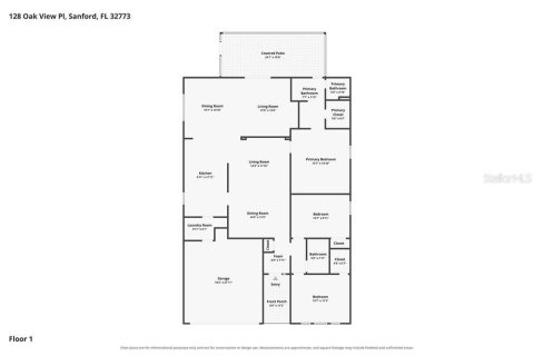 House in Sanford, Florida 3 bedrooms, 174.28 sq.m. № 2396440 - photo 2