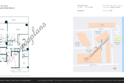Copropriété à louer à Miami, Floride: 3 chambres, 151.8 m2 № 2001311 - photo 13