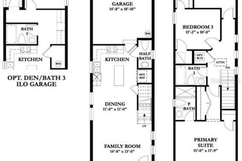 House in Tampa, Florida 3 bedrooms, 119.66 sq.m. № 2425221 - photo 2