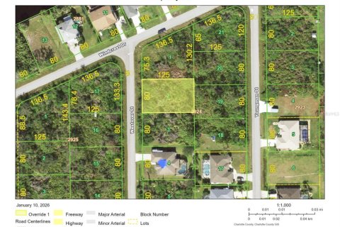 Land in Port Charlotte, Florida № 2165246