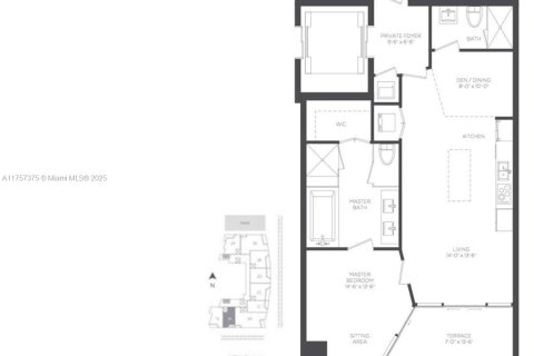 Купить кондоминиум в Майами, Флорида 1 спальня, 73.39м2, № 1958748 - фото 4