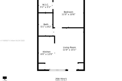 Снять в аренду кондоминиум в Форт-Лодердейл, Флорида 1 спальня, 42.64м2, № 1948971 - фото 15