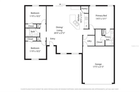 House in DeLand, Florida 3 bedrooms, 135.92 sq.m. № 1687233 - photo 23