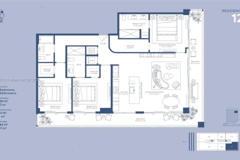 Copropriété à vendre à Miami, Floride: 3 chambres, 157.38 m2 № 1967497 - photo 22