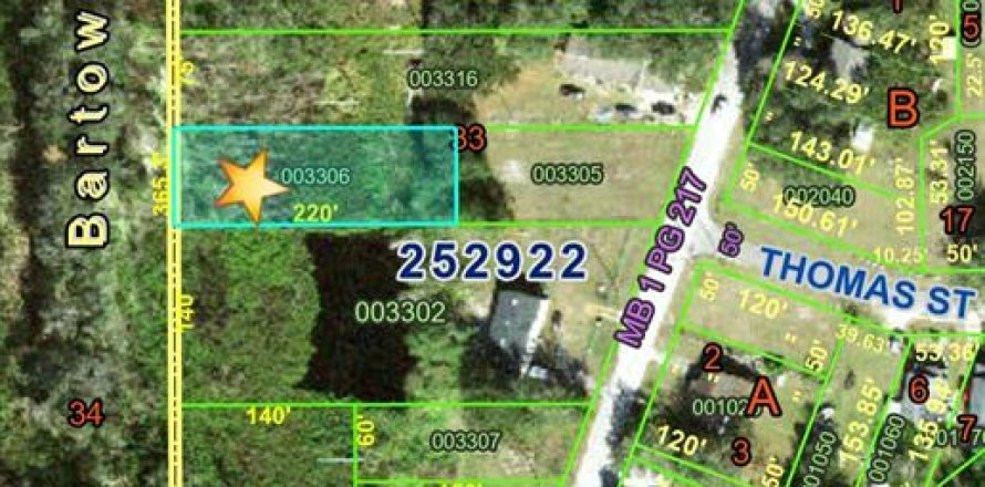 Land in Bartow, Florida № 2158856