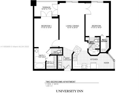 Condominio en alquiler en Coral Gables, Florida, 2 dormitorios, 84.54 m2 № 1855200 - foto 11