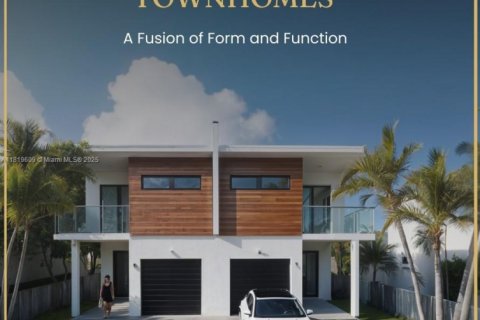 Townhouse in Miami, Florida 3 bedrooms, 196.67 sq.m. № 1780054 - photo 1