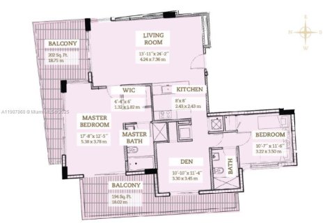 Купить кондоминиум в Бей-Харбор-Айлендс, Флорида 3 спальни, 121.24м2, № 1968188 - фото 25