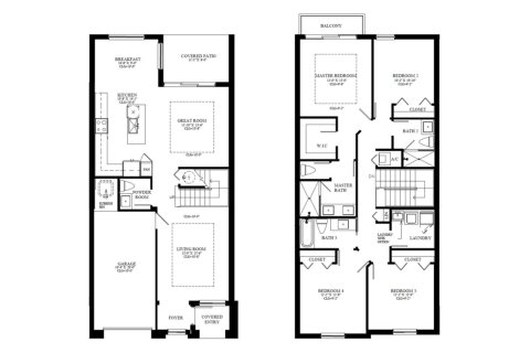 House floor plan «222SQM THE DEVON», 4 bedrooms in SABBIA BEACH