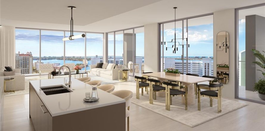 Condo à Sarasota, Floride, 3 chambres  № 2108590