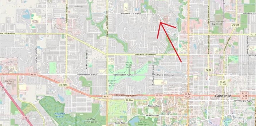 Terreno en Gainesville, Florida № 1846589