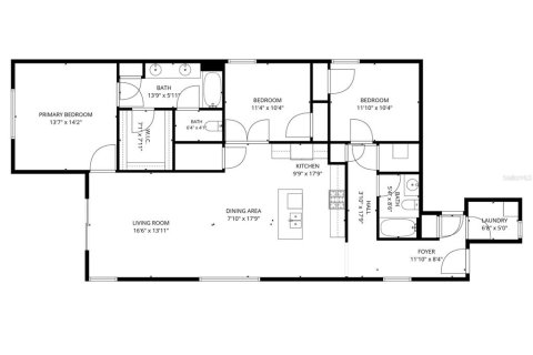 Villa ou maison à vendre à Leesburg, Floride: 3 chambres, 152.82 m2 № 2389438 - photo 3