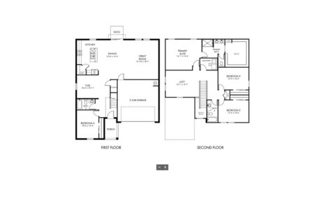 House floor plan «1196 Oak Valley Drive», 4 rooms in The Reserve