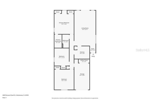House in Kissimmee, Florida 3 bedrooms, 124.95 sq.m. № 2389305 - photo 2