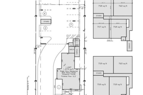 Casa en venta en Hollywood, Florida, 3 dormitorios, 133.78 m2 № 2274474 - foto 9