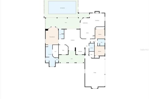 House in Weeki Wachee, Florida 3 bedrooms, 258.27 sq.m. № 2430333 - photo 10