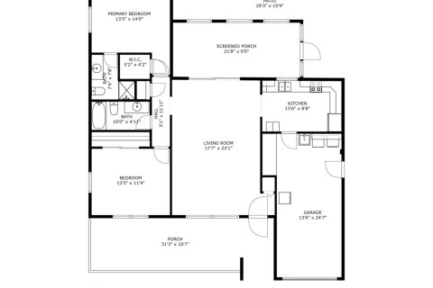 Villa ou maison à vendre à Pompano Beach, Floride: 2 chambres, 108.14 m2 № 1160461 - photo 1