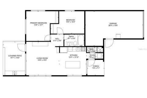 House in Madeira Beach, Florida 2 bedrooms, 83.24 sq.m. № 1902656 - photo 9