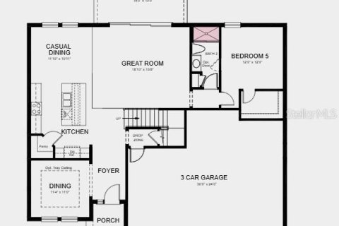 House in Auburndale, Florida 5 bedrooms, 296.45 sq.m. № 1829631 - photo 2