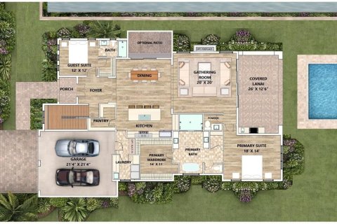 House in Winter Park, Florida 5 bedrooms, 352.75 sq.m. № 2147546 - photo 2