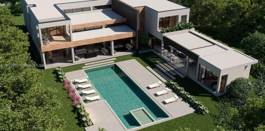 House in Pinecrest, Florida 7 bedrooms, 827.95 sq.m. № 1269195