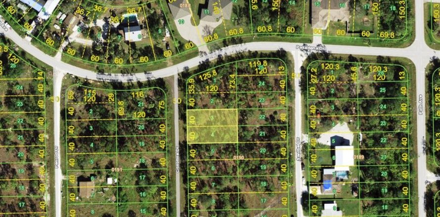 Terreno en Punta Gorda, Florida № 2214394