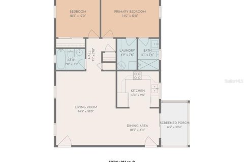 Condo in South Pasadena, Florida, 2 bedrooms  № 2110452 - photo 5