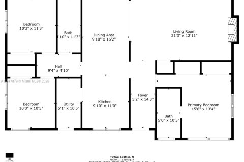 Villa ou maison à vendre à Miami Gardens, Floride: 3 chambres № 1931785 - photo 25
