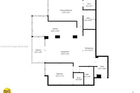 Купить кондоминиум в Майами-Бич, Флорида 2 спальни, 152.82м2, № 1966077 - фото 26