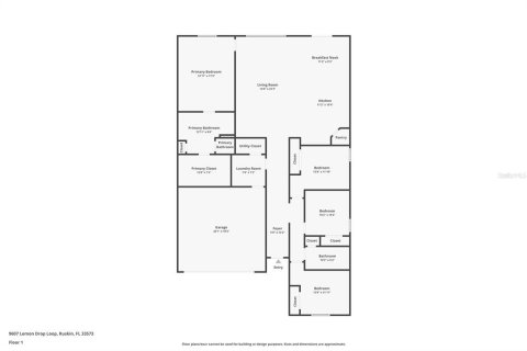 House in BELMONT in Ruskin, Florida 4 bedrooms, 179.77 sq.m. № 1829099 - photo 3