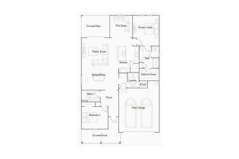 Планировка виллы или дома «156SQM» 2 спальни в ЖК MIRADA