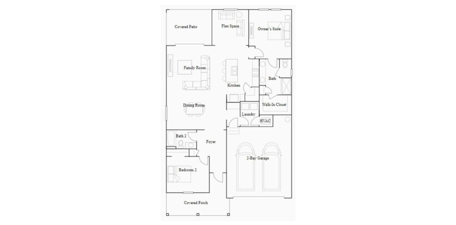 House in MIRADA in Fort Myers, Florida 2 bedrooms, 156 sq.m. № 71286