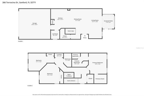 Купить таунхаус в Санфорд, Флорида 6 комнат, 154.96м2, № 2232274 - фото 3