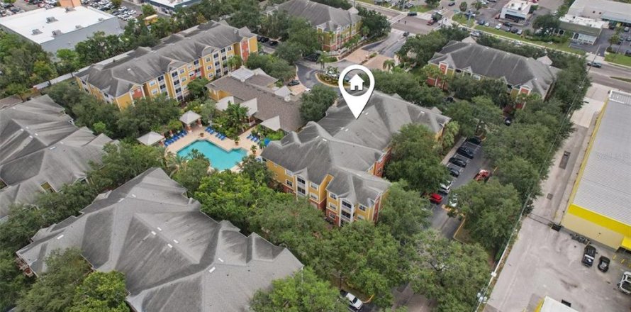 Condo à Tampa, Floride, 2 chambres  № 1908971