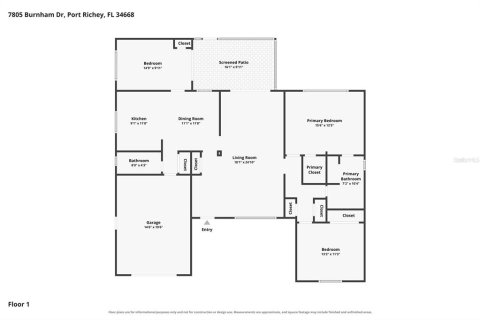 Villa ou maison à vendre à Port Richey, Floride: 3 chambres, 133.97 m2 № 2405582 - photo 25
