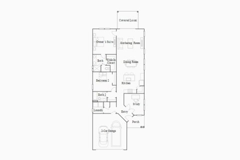 Townhouse floor plan «140SQM JESSICA», 2 bedrooms in HEATH PRESERVE