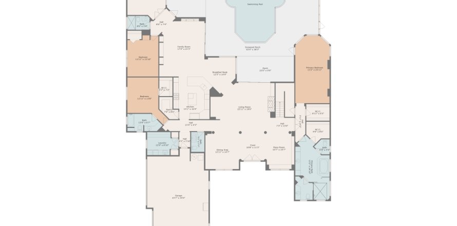Casa en Bradenton, Florida 5 dormitorios, 440.82 m2 № 1803297