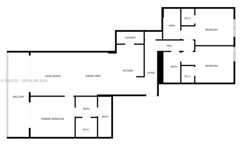 Снять в аренду кондоминиум в Майами, Флорида 3 спальни, 133.31м2, № 2066395 - фото 20