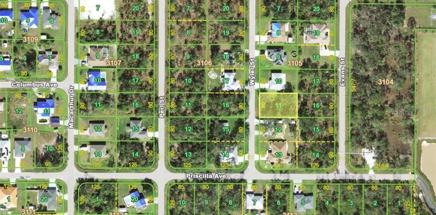 Land in Port Charlotte, Florida № 2165253