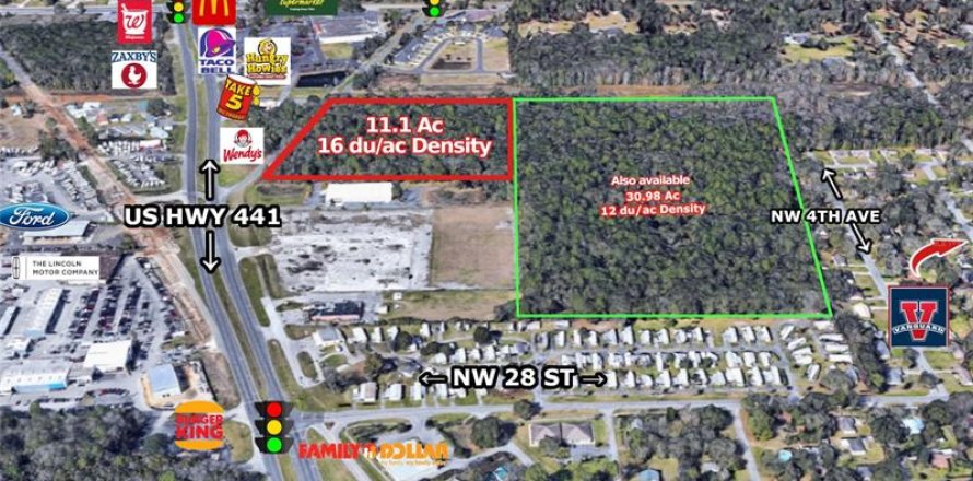Terreno en Ocala, Florida № 345829