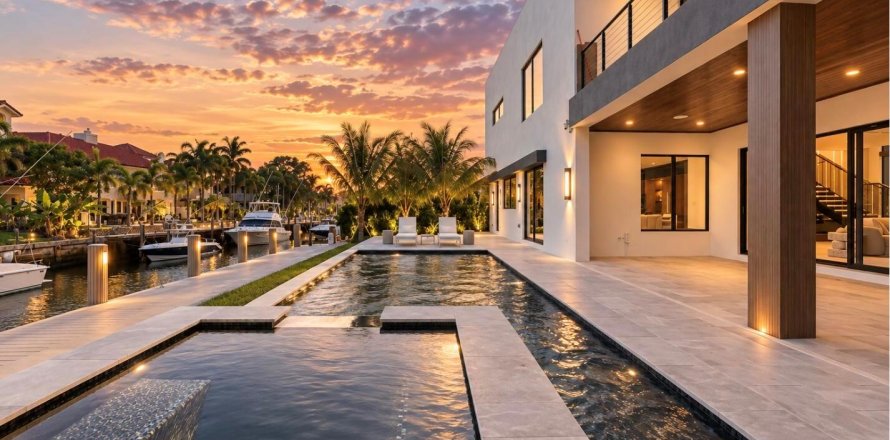 Villa ou maison à Lighthouse Point, Floride 5 chambres, 430.23 m2 № 2400697