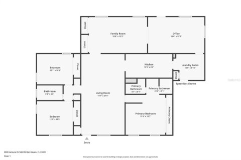 Villa ou maison à vendre à Winter Haven, Floride: 3 chambres, 187.94 m2 № 1419181 - photo 21