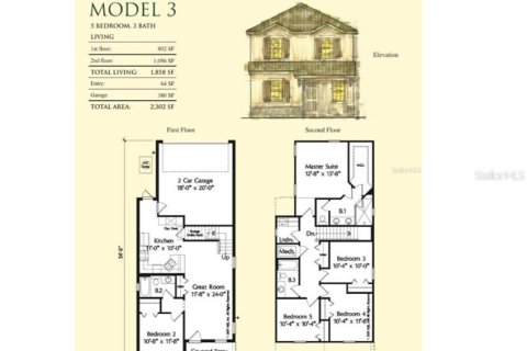 Villa ou maison à louer à Davenport, Floride: 5 chambres, 174.38 m2 № 2152351 - photo 12