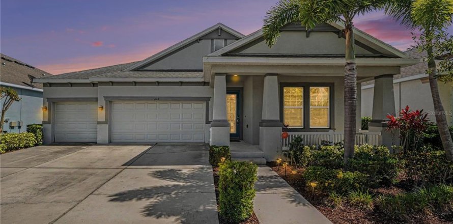 House in Apollo Beach, Florida 4 bedrooms, 232.81 sq.m. № 2114800